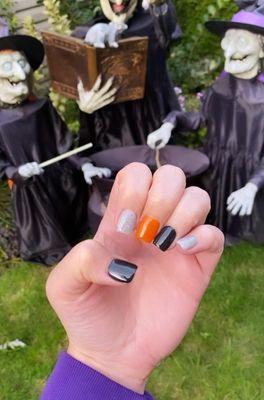 Halloween nails by Kelly!!