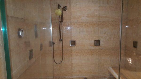 Another new shower finish trim installation