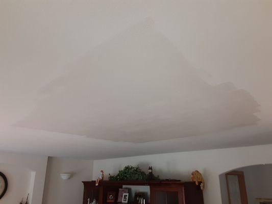 Ceiling Repairs after upstairs water leak