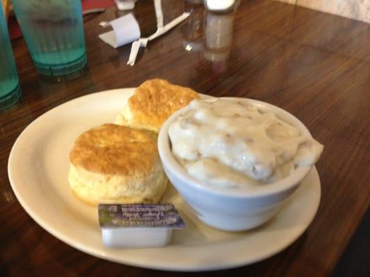 Biskets and homemade sawmill gravy :-).