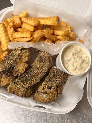 Fried Blue Fish w/ fries