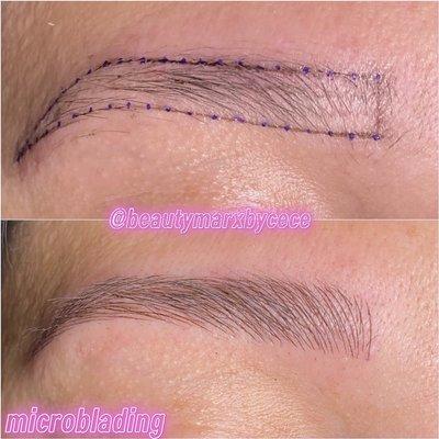 Microblading, 1st session