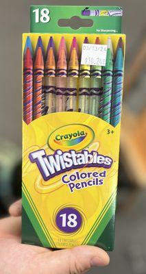 Twistables Colored Pencils ~ Our daughter just LOVES to draw & color with these, not to mention the boys I nanny!