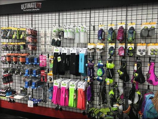 Hydration and accessory wall.