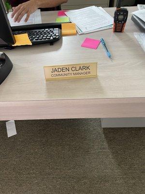 Jaden Clark is very nice, knowledgeable and super helpful!! He is a real asset!!