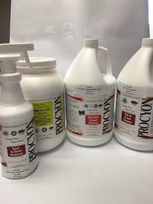 Bay Area Floor Machine Co. is now stocking Procyon cleaning products. All of the Procyon products are powerful and yet soap free, odor free,