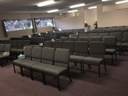 Our Chapel with seating for approximately 100 people