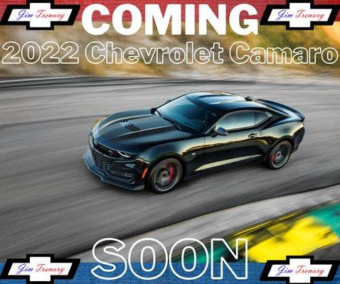 Coming Soon 2022 Chevrolet Camaro!