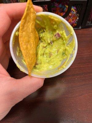 Creamy guac.. yuck