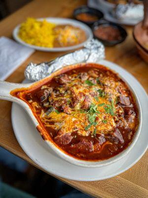 Naked Chile Relleno With Brisket