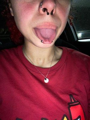 snake eyes piercing