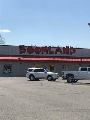 Outside of Boomland