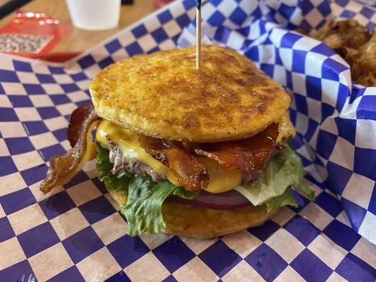 KETO FLAPJACK Burger