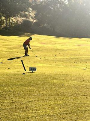 Fairway second shot.