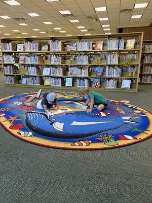 We love this reading rug!