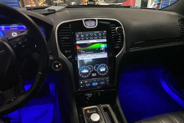 Tesla Screen Install, Interior LED Lighting