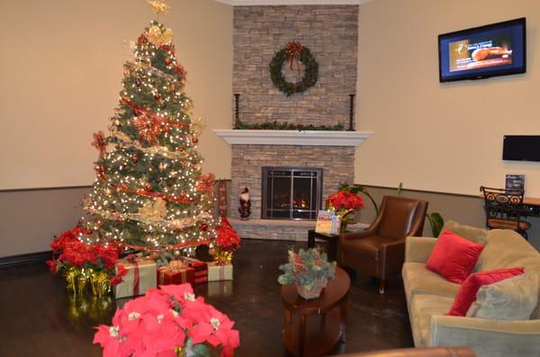 Christmas in the Vision lounge