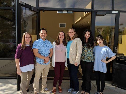 Pinnacle Staff and volunteers during our highly successful intensive Selective Mutism group session.