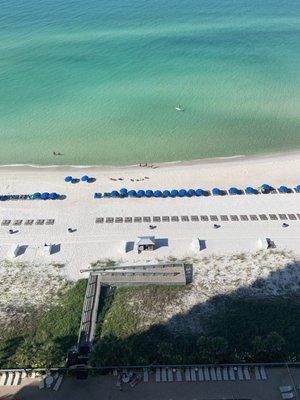 Beach from the 18th floor