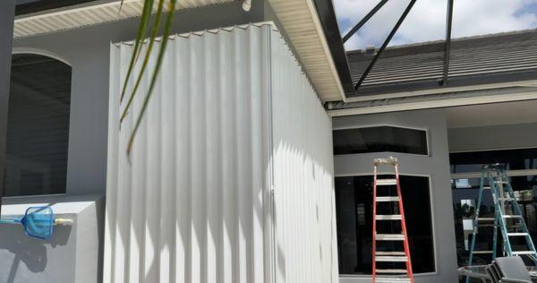 Extra-Strong Accordion Hurricane Shutters - Smooth & Easy Operation - Enhanced Security