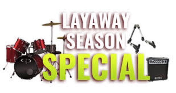 It is ROCKTOBER and if you do a layaway with a guitar and amp combo get an extra 10% off! Christmas is only a few weeks away!