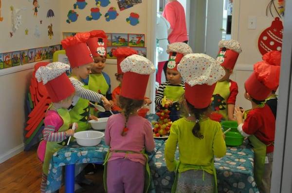 Christmas 2014 Cooking class at Kapitoshka