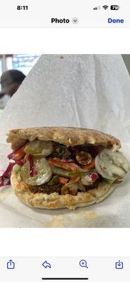 Falafel sandwich