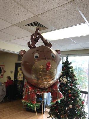 3-Rudolph  balloon found in the Weis bakery section!!!!