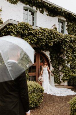 Me on my wedding day :) thank you Iryna for a beautiful alterations job on my dress!