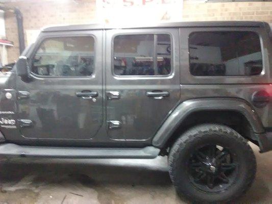 2018 Jeep Wrangler getting tinted