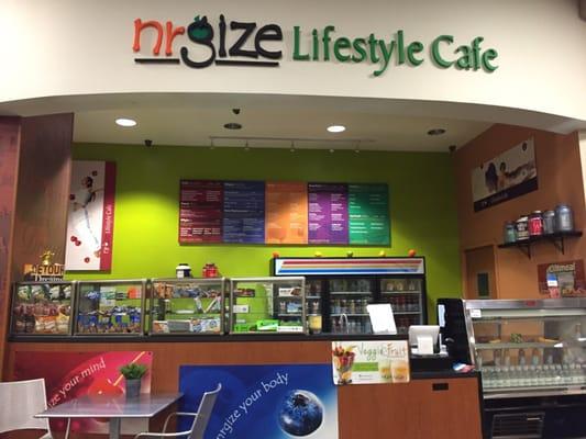 Front of cafe (inside LA Fitness Midtown)