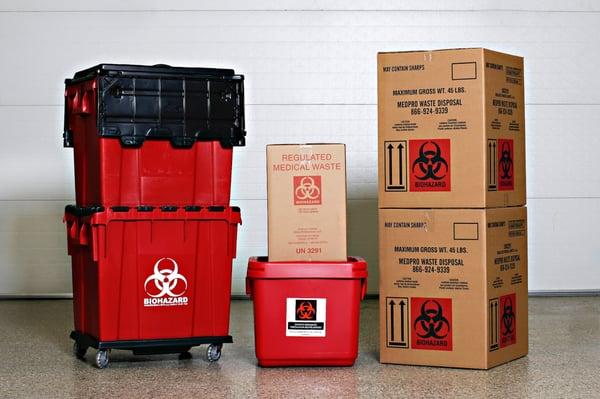 MedPro Waste Containers and Sharps Containers