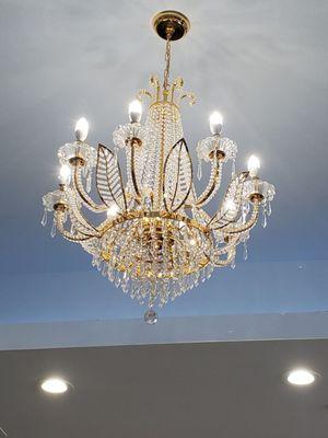 Love the chandeliers