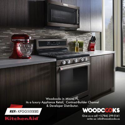 STOVE - KITCHENAID - REFKFGG500EBS - WOODCOCKS - MIAMI
 give us a call +1(786) 299-5141 - write us: info@woodcocks.us