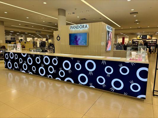 Pandora Macys Florida Mall, close to the Men's and Jewelry Department. First Floor