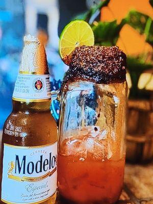 Specialty Modelo drink