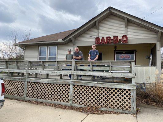 Front of the restaurant