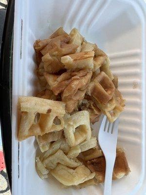 'Lunch' provided at children's summer camp.