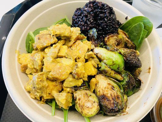 Lemon Chicken and Brussels Sprouts