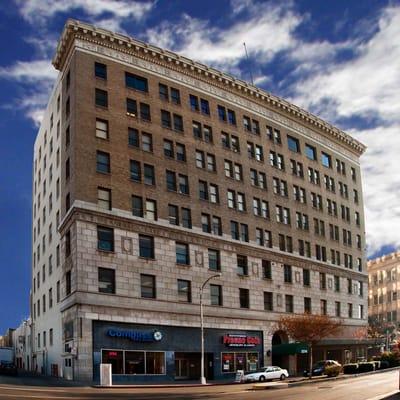 The historic T.W. Patterson Building in the heart of downtown Fresno.