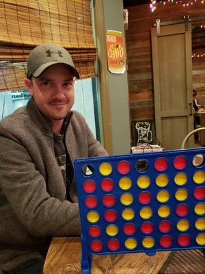 Fiance loosing to Connect 4