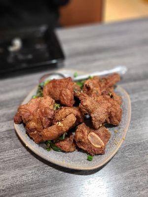 Part of the Lunch Combo- Salt and Pepper Pork Chop