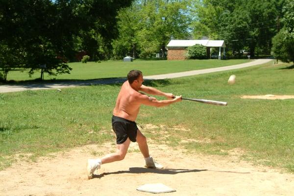 One of our Famous Softball Games