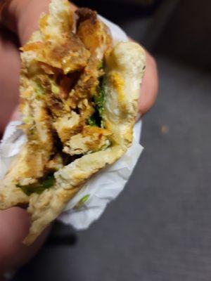 Worst chicken dry meat torta