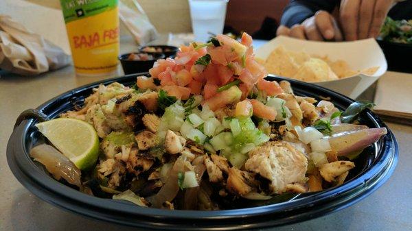 Baja chicken bowl