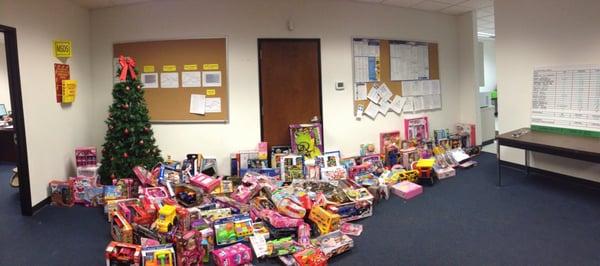 Results of Linn Star Transfer's 2014 Toy Drive