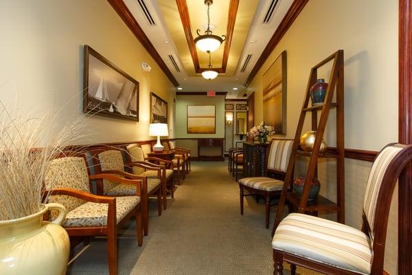 Relax in our comfortable waiting area