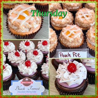 Thursday Special flavor cupcakes in April 2023