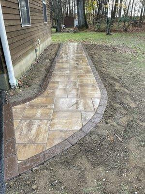 Walkway or entryway installation