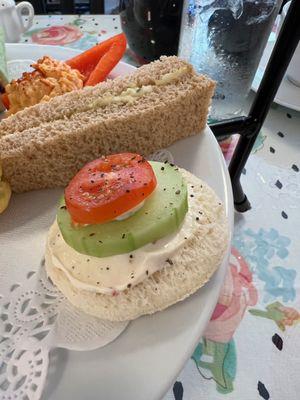 Lovely cucumber sandwich!